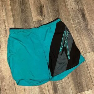 Vintage 90s Speedo Embroidered Board Shorts -Size large -No flaws
